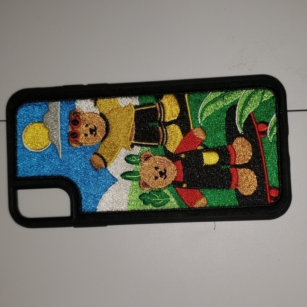 Wiggle Wiggle】 Embossing case for iPhone X/iPhone Xs,